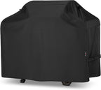 Unicook Grill Cover 60 Inch for Outdoor Grill, Heavy Duty Waterproof BBQ Cover with Side Handles and Air Vents, Weather Resistant, Compatible with Weber Charbroil Nexgrill Kenmore Gas BBQs, Black