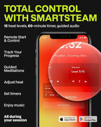 SAUNABOX XL 2 Person Steam Sauna Tent | Portable Home Sauna Box for Indoor & Outdoor Use | Bluetooth SmartSteam Control | Compact, Quick-Setup & Hygienic for Detox, Relaxation & Recovery
