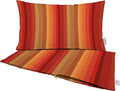 RSH DECOR: Sunbrella Pillow Covers Set of 2 | Covers Only - 26" x 16" | Outdoor Lumbar Pillow Covers Crafted with Sunbrella Performance Fabric | Astoria Sunset