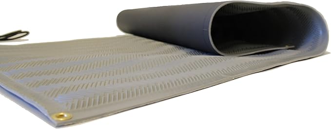 RHS Snow Melting Mat, Anti-Slip Walkway Herringbone Design, Color Gray, Outdoor Mat, Prevents ice Formation, Melts up to 2 inches of Snow per Hour, 120 Volts (30-inches x 4-feet)