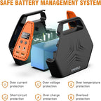 Power Bank with AC Outlet 100W Portable Power Station 26400mAh Battery Pack 97Wh Portable Outlet Charger 110V Battery Bank for Camping Emergency and Home Use