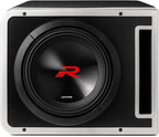 Alpine R2-SB10V-BNDL 10" Type-R Halo Loaded Enclosure with S-A60M 600 Watt Mono Amplifier and RUX-KNOB.2 Bass Knob