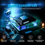 Potek 500w power inverter DC 12V to AC 110V Car Adapter with 2 5V/2A usb charging output