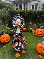 YLYGJGL Halloween Porch Goose Costume Set - 23 Inch White Goose Decor, Carnival Easter Party Outdoor Decoration