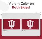 Indiana Hoosiers College Sports Printed Flag - NCAA Licensed - Nylon - School Banner (Red) (3' x 5')