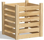 Greenes Fence Cedar Wood Composter, 24" W x 24" L x 31" H / 77.3 Gallons - Made in USA with North American Cedar