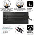 1200 Watt Flexible Solar Panel for RV, 2 × 600 Watt 12 Volt Solar Power Panel Kit with 40A Solar Charge Controller Monocrystalline Solar Panels for Camping Off Grid Car Battery Charging Boat