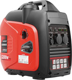 3200W Portable Generator Super Quiet Inverter Generator Ultra Lightweight for Home Backup Outdoor Camping, CO Sensor Protect, EPA, ECO Mode