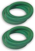 2 Pack 954-0101A Snow Thrower Auger Belt for MTD Craftsman 754-0101A 754-0193 5068 265-433 Single-Stage Snow Blowe (1/2" x 35")