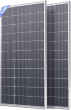 200W Solar Panel, 2Pcs 12V 100 Watt Solar Panel with High-Output Design, High Efficiency Monocrystalline PV Module,Ideal for RV, Van,Camping, Marine, Rooftop,Home, Farm, Off-Grid (2PCS)