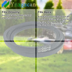 07200718 V-Belt - 1/2'' x 57'' Drive Belt for ARIENS/Gravely Zero Turn Lawn Mower ZTX 42 ZTX 52 IKON-X IKON-XD Snapper 5104354, Toro 98-9008