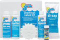 In The Swim Basic Swimming Pool Chemical Value Kit – for Above Ground and In-Ground Pools – Treats Up to 7,500 Gallons