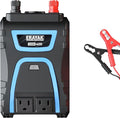 ERAYAK 400W Power Inverter, DC 12V to 120V AC Car Plug Adapter, Truck & Car Accessories with 18W USB-C Fast Charger, Dual 3.1A USB, 2 AC Outlets, Car Charger for Camping, Road Trips & Emergency Backup