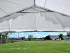DELTA 20'x16' Budget PE Party + (2) Long Storage Bags for Parties, Outdoor Party Tents, Canopy Carpas para Fiestas, Wedding Party Event Canopy with Waterproof Top (B Model)