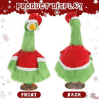 Cozypower Christmas Porch Goose Outfits Clothes for Plastic 23'' Cement Goose Duck Lawn Yard Decorations(Novelty Style)