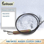946-04701 Auger Clutch Cable for Craftsman MTD Troy Bilt Cub Cadet 1X 21 HP 1X 221 HP Snow Blowers Replaces 746-04701