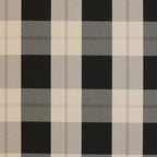 RSH DECOR: Square Throw Pillows Set of 4 | 17” x 17” | All-Weather Spun Fabric | Water and Fade-Resistant | Outdoor Accent Pillows for Patio Furniture | Branson Pewter Plaid