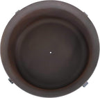 Sunnydaze 29-Inch Wood-Burning Outdoor Fire Pit - Bronze Cauldron Wood Fire Pit for Outside - Includes Poker and Spark Screen