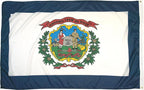 FlagSource West Virginia Nylon State Flag, Made in the USA, 5x8'