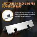 Spirit E-210 Grill Replacement Parts for Weber Spirit E-210 Grill Replacement Parts Spirit I & II 200 Series GS4 E210 S210 E220 Grill Parts 15.3" Flavor Bars, 7635 Flavorizer Bars 69785 Grill Burner