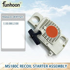 1130 080 2100 Recoil Starter Assembly for Stihl 017 018 MS170 MS180 MS180C Chainsaws Pull Start Assembly