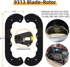 99-9313 Snow Blower Paddles with 55-8760 Scraper Blade Replaces Toro 99-9313 Kit, 55-9250, 55-9251, 88-0771, Toro 55-8760 for Toro CCR 2000, CCR 2400, CCR 2450, CCR 3650 Snowthrowers