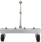 M MINGLE Pressure Washer Undercarriage Cleaner, Under Car Washer, with Swivel Wheel and 2 Extension Wand, 4000 PSI
