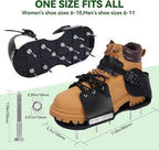 HFH Lawn Aerator Shoes for Grass，Aeration Shoes for Lawn，Spike Shoes for Lawn Aerating (Shoelace)