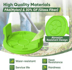 4 Pack String Trimmer Replacement Spool Cap for Greenworks, Weed Wacker String Parts Trimmer Line Cap Covers Compatible with Greenworks Cordless Weed Eater