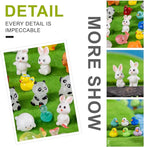 50 Pcs Mini Resin Animals Figures - Land & Sea Creatures Set for Fairy Garden Decor, Miniature Landscape Ornaments Collection
