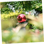 Colored Reflective Gazing Ball Polished Garden Decor Decorative Mirror Globe for Outdoor Spaces Vibrant Reflective Sphere for Lawn and Decoration