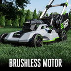 EGO Power+ Electric Lawn Mower, Self-Propelled Cordless with Touch Drive, Includes 56V 7.5Ah Battery and Rapid Charger – LM2125SP