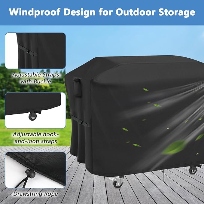 Grill Cover for Blackstone 28 Inch Model 2080 2207 2287 2351 2357 2366 2416 Omnivore Griddle, Outdoor Waterproof Weather Resistant BBQ Griddle Cover - 59 x 24 x 33 Inch