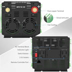 EDECOA 3000 Watt Power Inverter DC 12V to AC 110V 120V 3000W Converter for Car Truck RV with LCD and Dual USB Romte Controller (ETRC Remote)