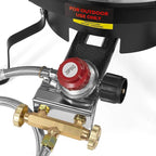 Barton 3PCS 52 Quart High-Pressure Turkey Deep Fryer Propane Burner All Purpose 80,000 BTU Boiler Roaster Seafood Crawfish Pot Boiling Cajun Gas Stove