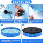 2pcs Pool Air Pillows for Above Ground Pools - 4ft Dia. Winter Closing Winterizing Kit with Ropes, Thicken PVC Ice Equalizer Support, Swimming Pool Patio Furniture Cover Airbag