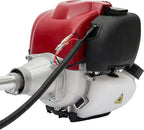 35.8cc 4-Stroke Gas Powered Grass Trimmer/Edger, 12" Weed Wacker Gas Powered, 1050W Manganese Steel Blade, Lawn Mower & Boat Propeller for Yard, Orchard, Fishing Boat