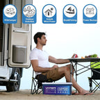 24V 100AH Bluetooth Low Temp Cutoff LiFePO4 Lithium Battery with 2560W, Built-in 100A BMS, 5000+ Cycles Rechargeable Deep Cycle Battery, for Camper, Solar Home and Off-Grid Applications