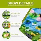 Mini Small Animal Figurines, 54 Pieces Mini Marine Resin Animals, Marine Animals Decorative Decorations, Miniature Landscape Decorative Sets, Fairytale Gardens