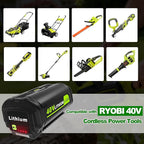 5.0Ah Replacement for Ryobi 40V Battery Lithium Ion Compatible with Ryobi Battery 40V Cordless Power 40 Volt Battery OP4040 OP40401 OP4026 OP40261 OP4050 OP40201 OP40601