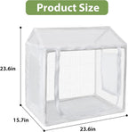 Fully Enclosed Mini Greenhouse Indoor, Small Indoor Greenhouse with Top Opening, Waterproof mini Green House 23.6"x15.7"x23.6" for Garden Small Plants, Succulent, Seedlings