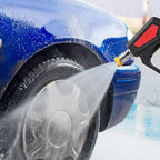 Pressure Washer Short Gun with Swivel, 5000 PSI/10.5 GPM High Power Washer Gun with 5 Nozzle Tips, 3/8'' Quick Connect and M22-14mm and M22-15 mm Fitting
