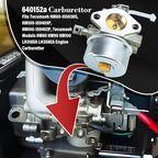 640152 Carburetor for Tecumseh 640152A 640023 640051 640140 640260B HM80 HM90 HM100 8-10 HP Engine Snow Blower Mower 5000w Generator (6)