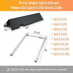 Spirit E-210 Grill Replacement Parts for Weber Spirit E-210 Grill Replacement Parts Spirit I & II 200 Series GS4 E210 S210 E220 Grill Parts, 7635 Flavorizer Bars 69785 Grill Burner, Porcelain Steel