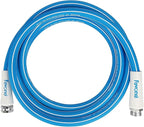 Fevone Garden Hose 12 ft., Lightweight Hybrid Water Hose, Flexible and Durable, Leak-Free Connections