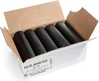 Aluf Plastics High Density Trash Bags, 45 Gallon, 1000 Count, 16 Micron (eq), 40" x 48", Black, for Bathroom, Office, Industrial, Commercial, Janitorial, Municipal, Recycling