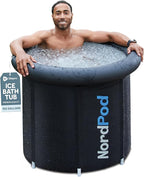 Lifepro NordPod Recovery Ice Tub – Portable Cold Plunge Tub for Athletes, Ice Bath for Recovery & Therapy – Outdoor/Indoor Use, All-Weather Lid, XL Size – Holds Up to 102 Gallons