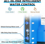 FOTING Sump Pump 3/4HP Automatic Submersible Water Pump 4 Mode, 2400GPH Thermoplastic Electric Portable Transfer Water Pump for Swimming Pool Garden Pond Basement with 16ft Long Power Cord