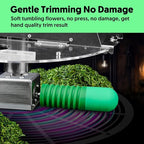 Bud Trimmer 14 inch, Electric Leaf Bowl Trimming Machine, No Plant Damage for Twist Spin Cutting Stripping Leaves, Buds, Flowers, Hydroponic Plants, Weeds, Herb, with Dry Grate