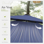 Sophia & William Cantilever Patio Umbrellas Offset Outdoor Umbrellas